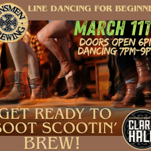 BOOT SCOOTIN’ BREW WITH A LITTLE LUCK MIXED IN