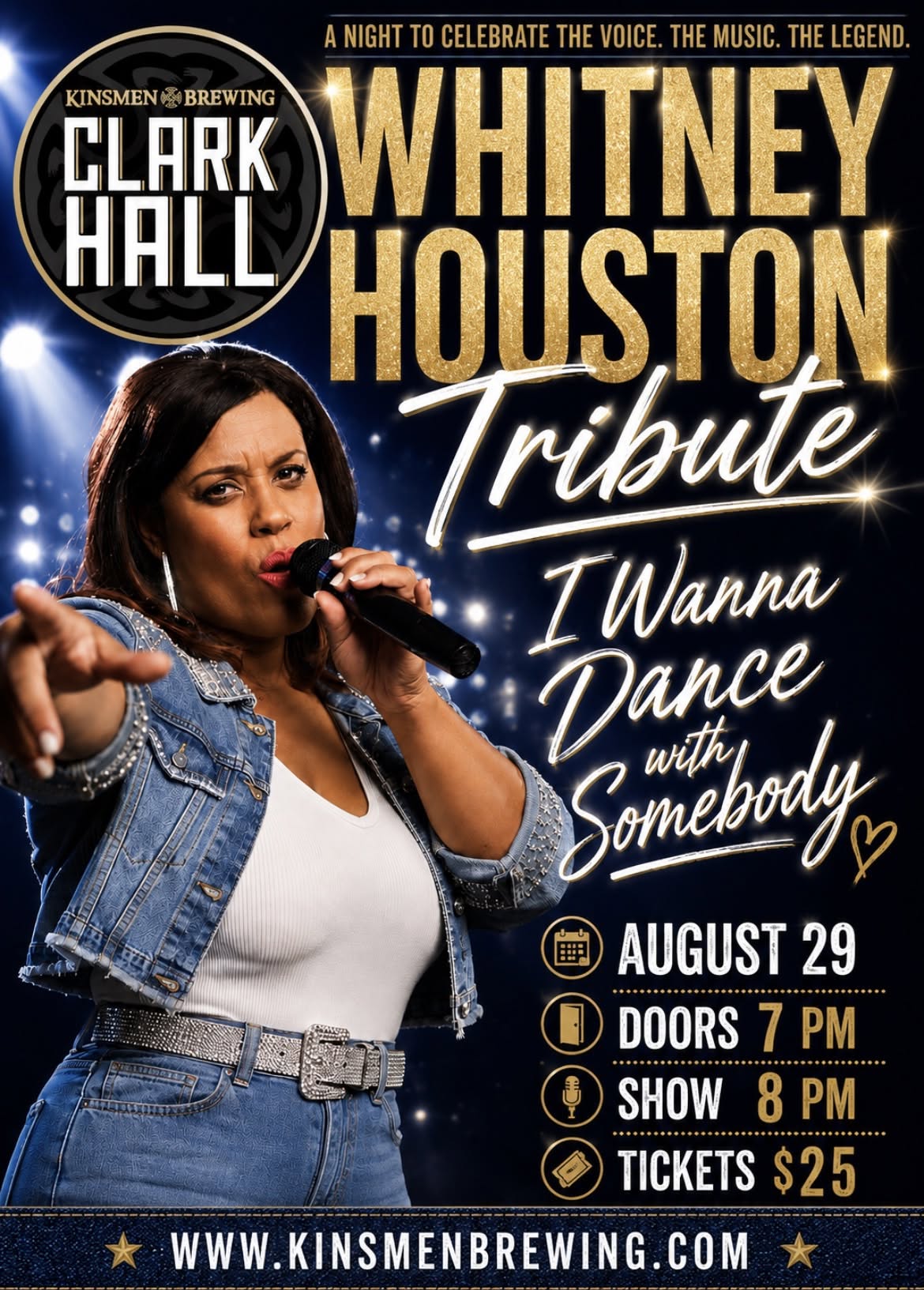 Whitney Houston Tribute August 29th 2026