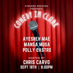 Comedy in Clark! 9/18/26